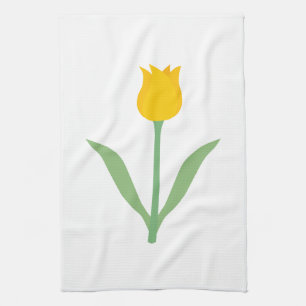 Linge De Cuisine Fleur jaune de tulipe