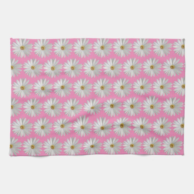 Linge De Cuisine Fleur marguerite (Horizontal)
