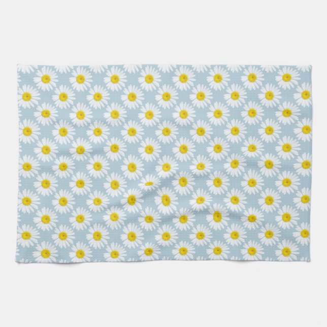 Linge De Cuisine Fleur marguerite (Horizontal)