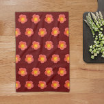 Linge De Cuisine Fleur Rose de mousse rouge Motif sans couture sur<br><div class="desc">Motif sans couture de la fleur Rose Moss imprimé sur la serviette de cuisine. Les couleurs de la fleur Rose de la Mousse sont des pétales rouges et des pistil et étamines jaunes. Serviette de cuisine design fleurie pour les amateurs de fleurs ou de nature.</div>