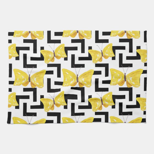 Linge De Cuisine Fleur solaire (Horizontal)