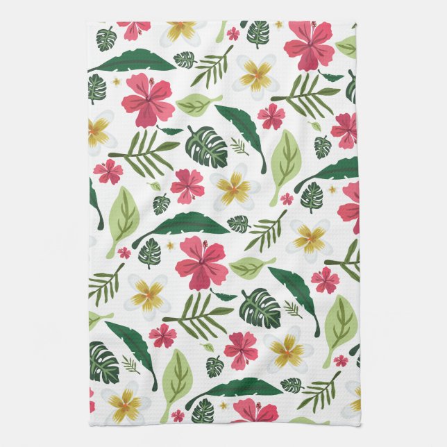 Linge De Cuisine Fleur tropicale  (Vertical)