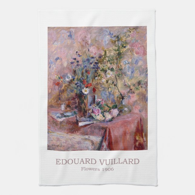 Linge De Cuisine Fleurs 1906 par Edouard Vuillard (Vertical)