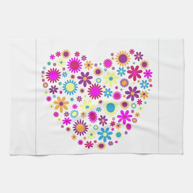 Linge De Cuisine Fleurs Bienheureuses (Horizontal)