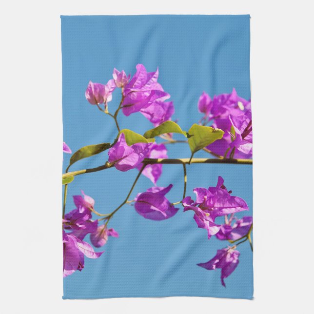 Linge De Cuisine Fleurs de bougainvillée (Vertical)