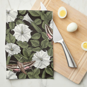 Linge De Cuisine Fleurs de lune et sphinx Mois