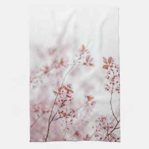 Linge De Cuisine Fleurs de printemps roses douces, Floral minimalis