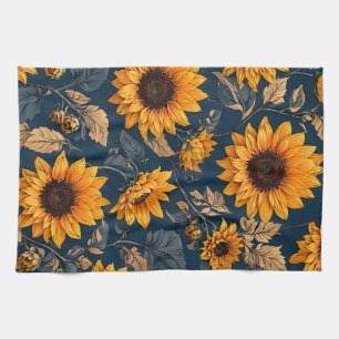 Linge De Cuisine Fleurs de soleil