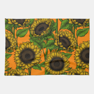 Linge De Cuisine Fleurs de soleil
