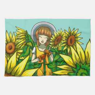 Linge De Cuisine Fleurs de soleil