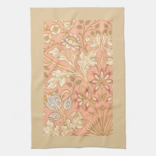 Linge De Cuisine Fleurs décoratives rose pastel