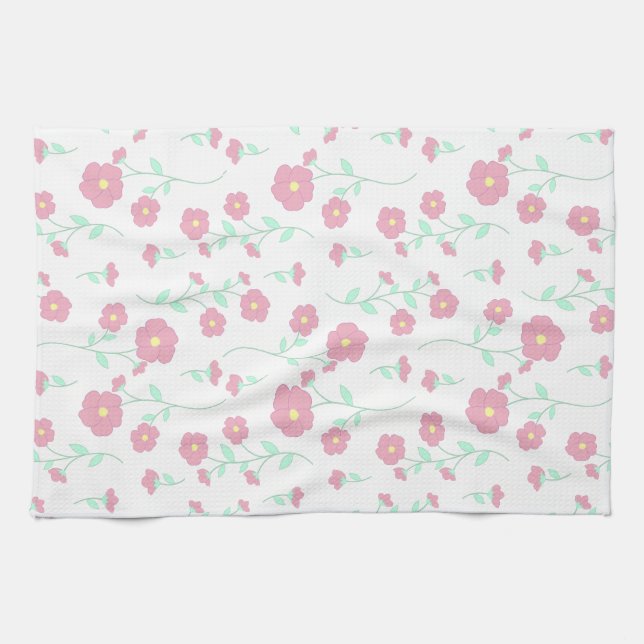 Linge De Cuisine Fleurs en fleurs (Horizontal)