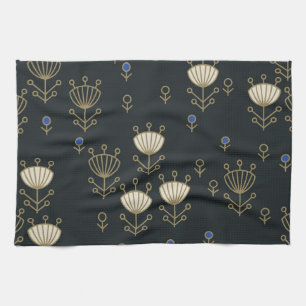 Linge De Cuisine Fleurs ethniques : Conception ornementale Vintage