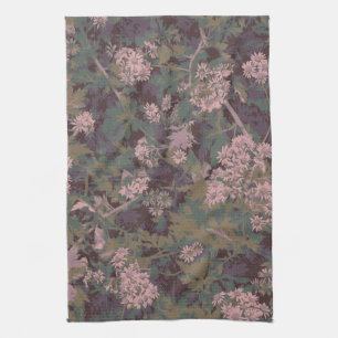 Linge De Cuisine Fleurs, feuilles, et camouflage