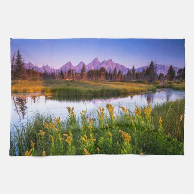 Linge De Cuisine Fleurs | Grand Teton National Park, Wyoming (Horizontal)