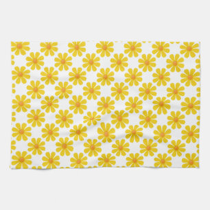 Linge De Cuisine Fleurs jaunes printemps pour la cuisine