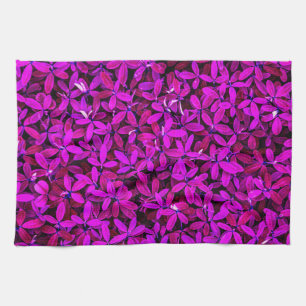 Linge De Cuisine Fleurs mures violettes