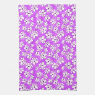 Linge De Cuisine Fleurs pourpres de ketmie