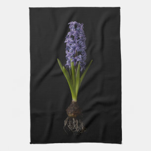 Linge De Cuisine Fleurs   Puce Hyacinth violette