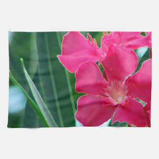 Linge De Cuisine Fleurs roses