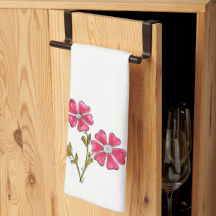 Linge De Cuisine Fleurs roses mignonnes