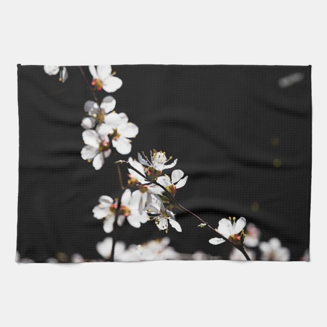 Linge De Cuisine Fleurs Sakura (Horizontal)