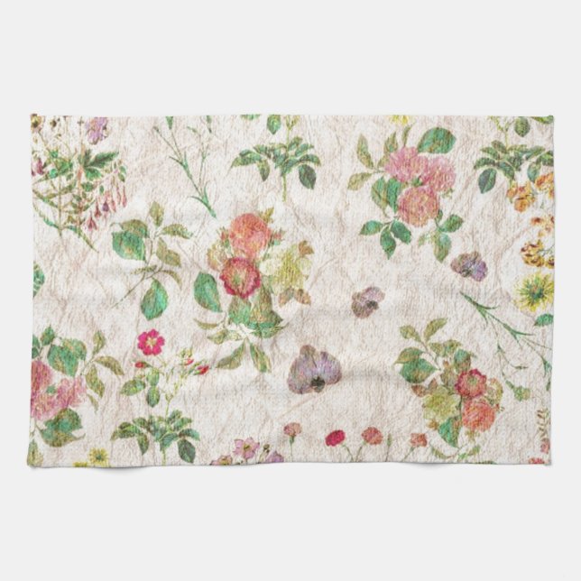 Linge De Cuisine Fleurs vintages (Horizontal)