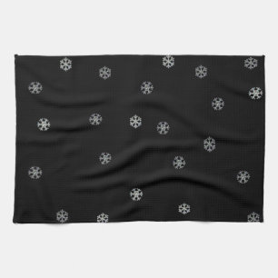 Linge De Cuisine Flocons de neige scintillants