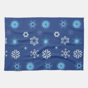 Linge De Cuisine flocons de Noël 