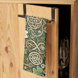 Linge De Cuisine Floraison celtique<br><div class="desc">Celtic Bloom ressemble à un printemps qui s'éveille dans une terre ancienne où le folklore respire encore. Les nœuds celtiques entrelacés évoquent une musique qui boucle, se tisse et revient sur elle-même comme une tapisserie vivante de mélodie. Les tons verts vifs évoquent des danses de violon endiablées et la chaude...</div>