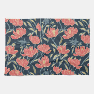 Linge De Cuisine Floral de Coral Breeze
