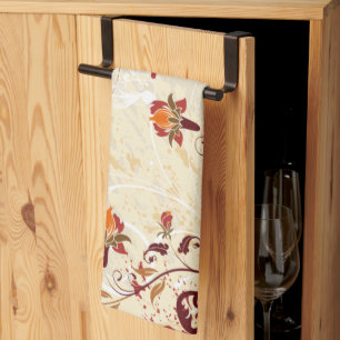 Linge De Cuisine Floral de Swirl