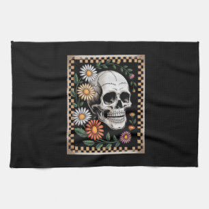 Linge De Cuisine Floral Fantôme Automne Boho Halloween 2
