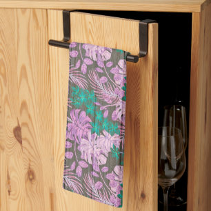 Linge De Cuisine Floral sur le bois cadeau populaire