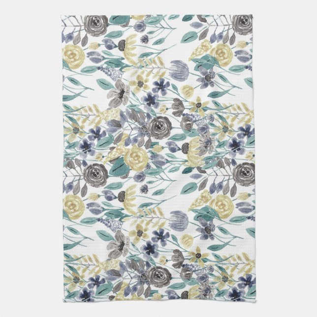 Linge De Cuisine Floral Watercolor (Vertical)