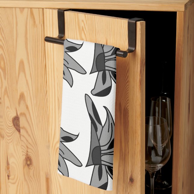 Linge De Cuisine Flore fleur sauvage (Pliage en tiers)