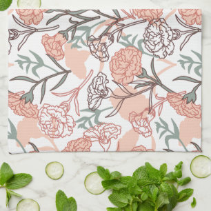 Linge De Cuisine Flore inspirée par la nature : Motif de fleurs de 