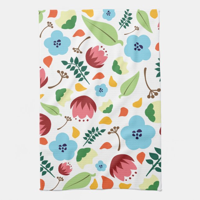 Linge De Cuisine Flore printanière (Vertical)