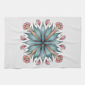 Linge De Cuisine Flore printanière : géométrique