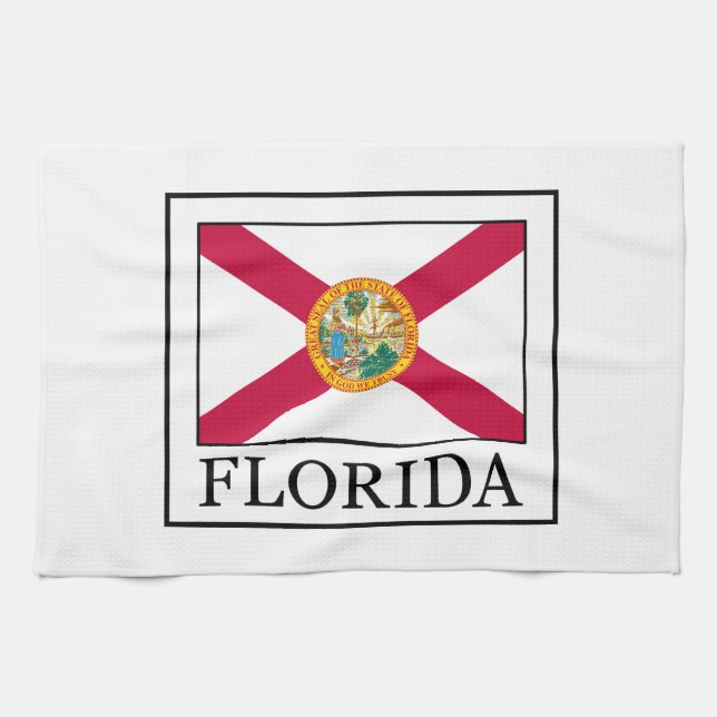 Linge De Cuisine Floride (Horizontal)