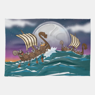 Linge De Cuisine Flotte Viking Invasion