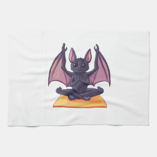 Linge De Cuisine Flux de Yoga Chauve-Souris