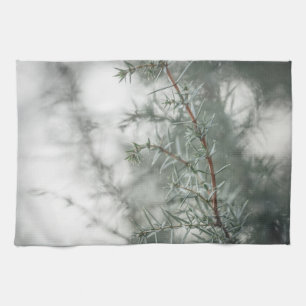 Linge De Cuisine Foggy Forest Nature Photograph Kitchen Towel