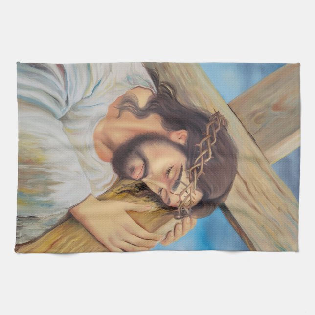 Linge De Cuisine Foi chrétienne Jésus Christ (Horizontal)