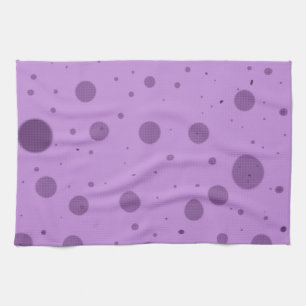 Linge De Cuisine Folie du point violet