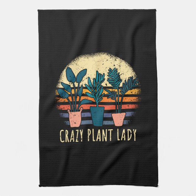 Linge De Cuisine Folle des plantes (Vertical)