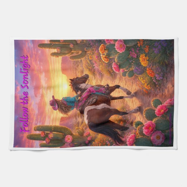 Linge De Cuisine Follow the sonlight (Horizontal)