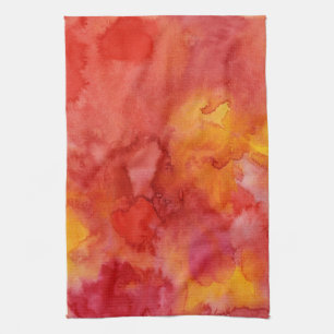 Linge De Cuisine Fond de peinture d'aquarelle