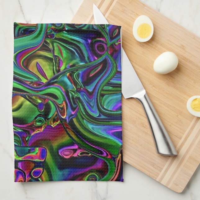 Linge De Cuisine Fonte cérébrale (Quart Plié)