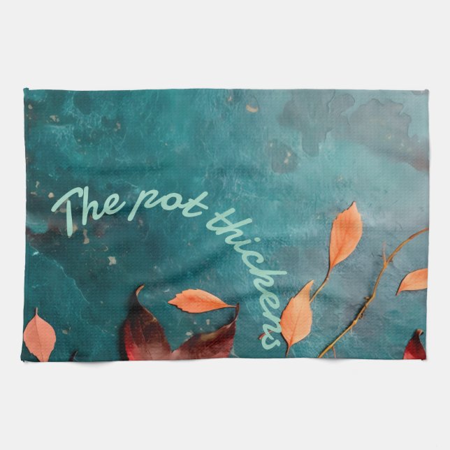 Linge De Cuisine Foodie kitchen towel by Sommer Hamilton (Horizontal)